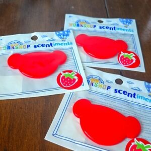 Lot of 3 Build a Bear Strawberry SCENTiments inserts